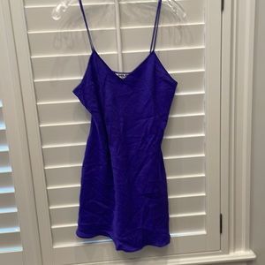 Silk purple sexy nightgown